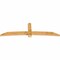 Ekena Millwork Bellingham Timber Gable Bracket, Western Red Cedar, 108"W x 31 1/2"H x 4"D x 6"F, 7/12 Pitch GBW108X31X0406BEL00RWR - alternate 3